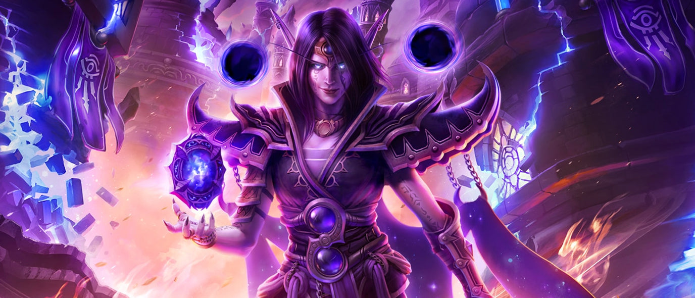 World of Warcraft: The War Within Merchandise: stylized image of Xal’atath