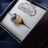 World of Warcraft X RockLove Alliance Signet Ring - Side View in Box