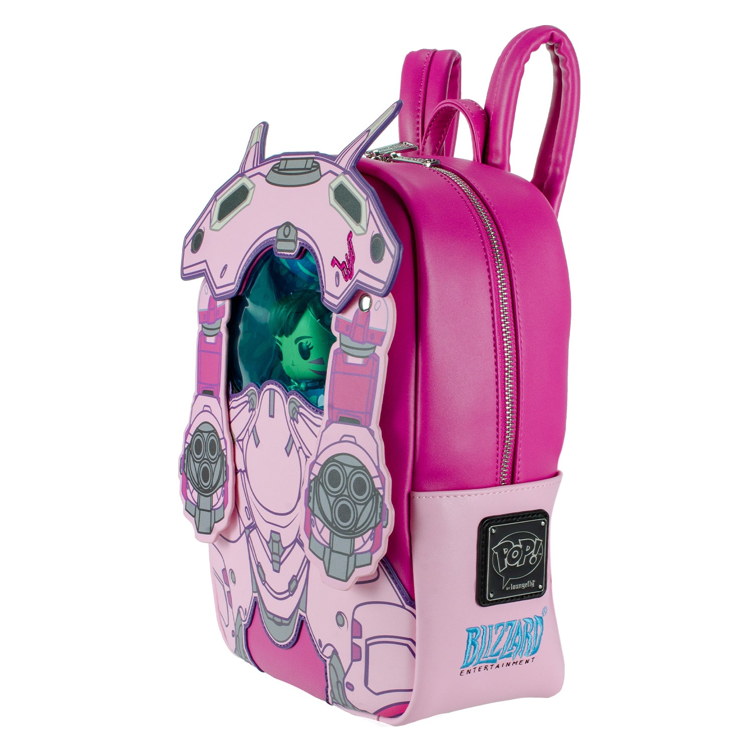 Overwatch D.Va Loungefly PoP! Backpack - Left Side View