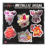 Diablo IV Metallic Character Sticker Sheet - Front View