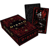 Diablo: The Sanctuary Tarot Deck and Guidebook - box with card sample