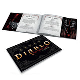 Diablo: The Sanctuary Tarot Deck and Guidebook - book cover and page