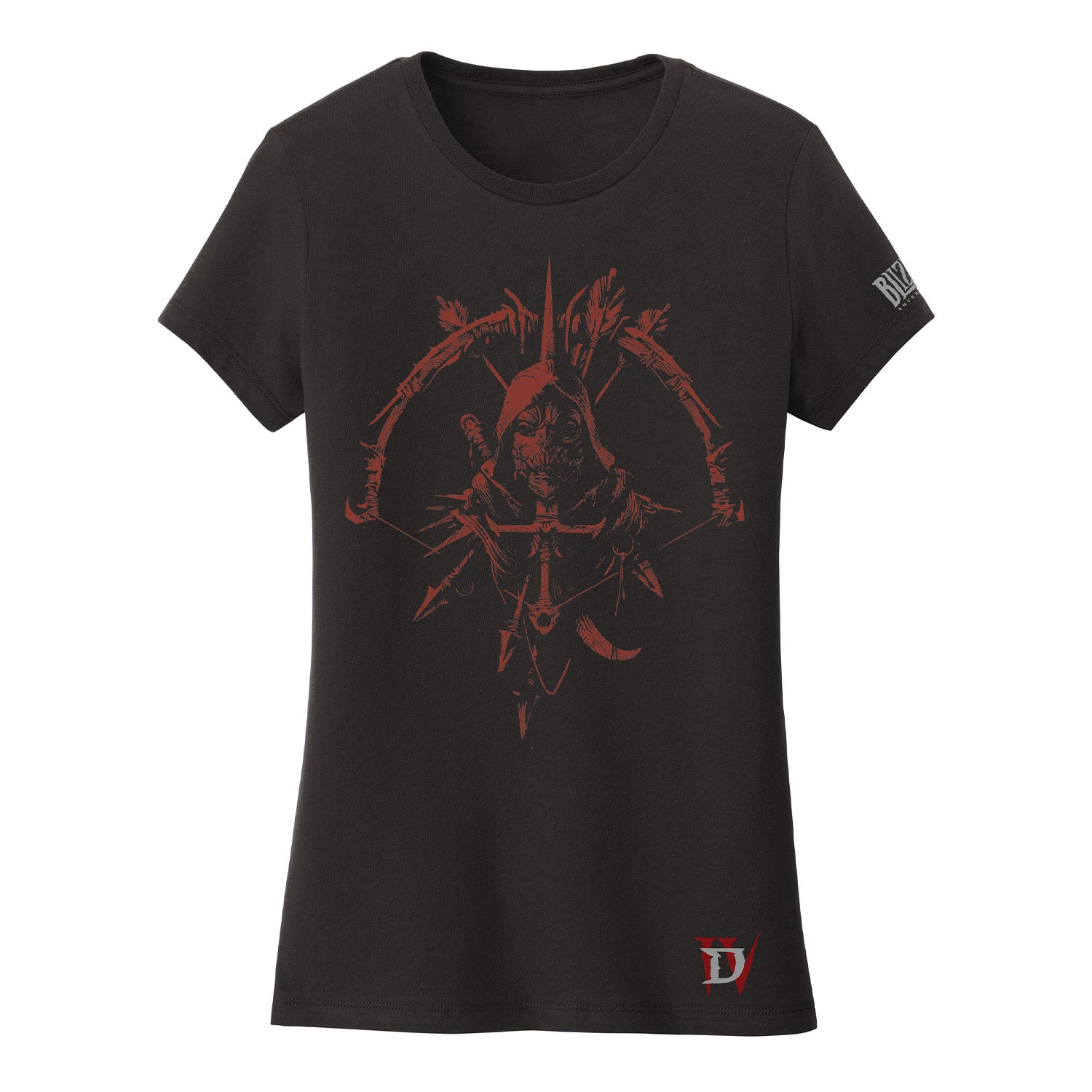 Diablo IV Rogue Women's Black T-Shirt - Front View