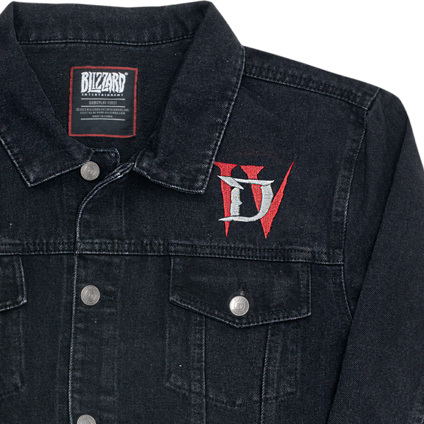 Diablo IV Denim Black Button-Up Jacket – Blizzard Gear Store