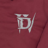 Diablo IV Red Work Jacket - Embroidery closeup