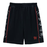 Diablo IV Class Icon Black Basketball Shorts - Front View