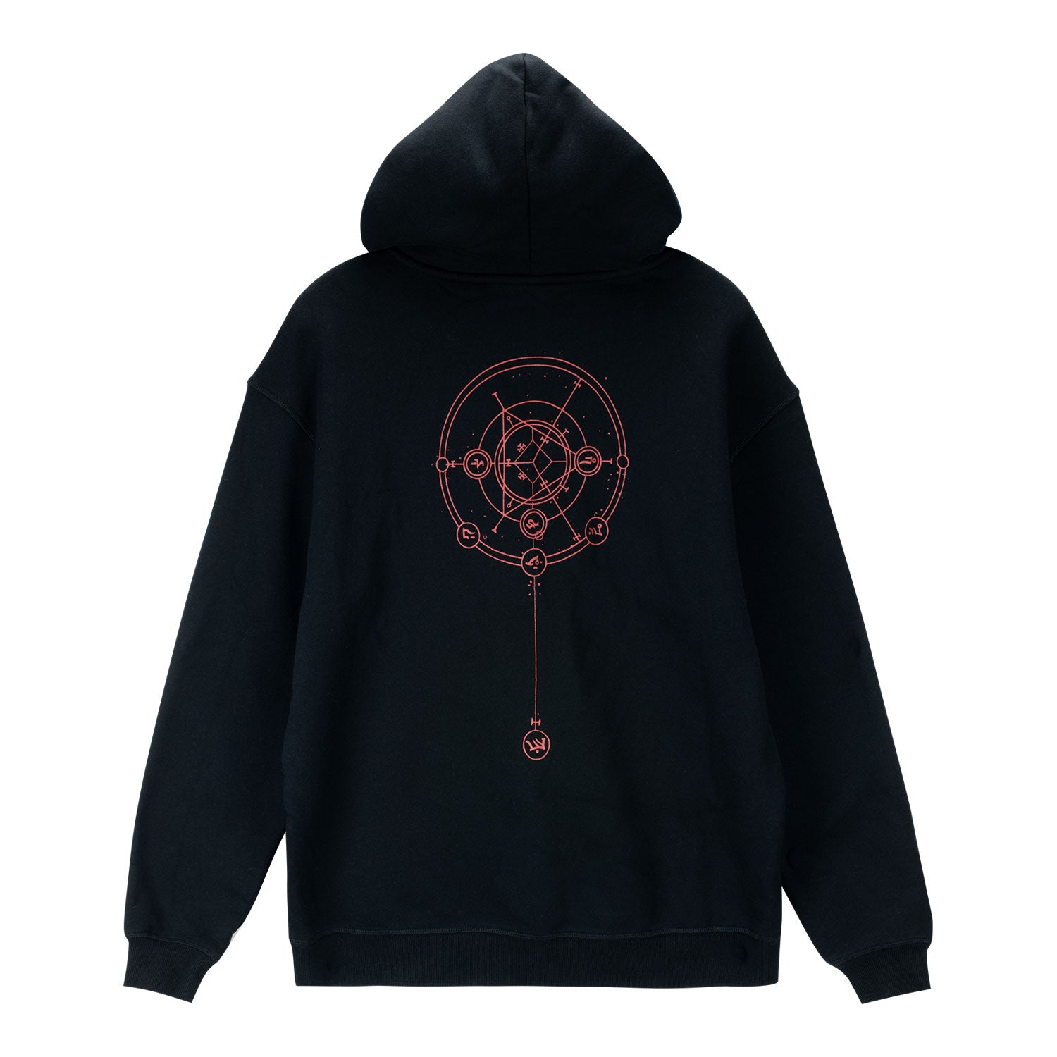 Diablo IV Tree of Whispers Pullover Hoodie - Back View Hood Up