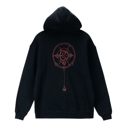 Diablo IV Tree of Whispers Pullover Hoodie - Back View Hood Up