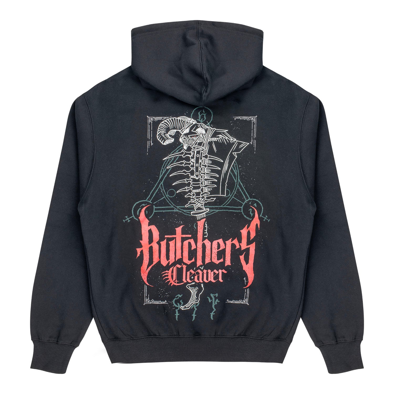 Diablo Butcher's Cleaver Black Hoodie - Back View