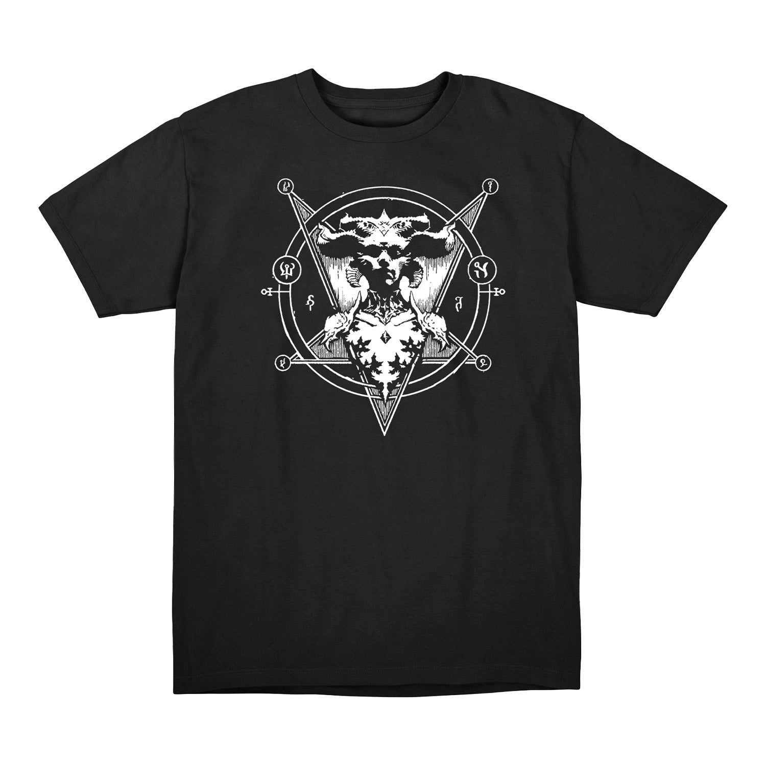 Diablo IV Lilith Pentagram Black T-Shirt - Front View
