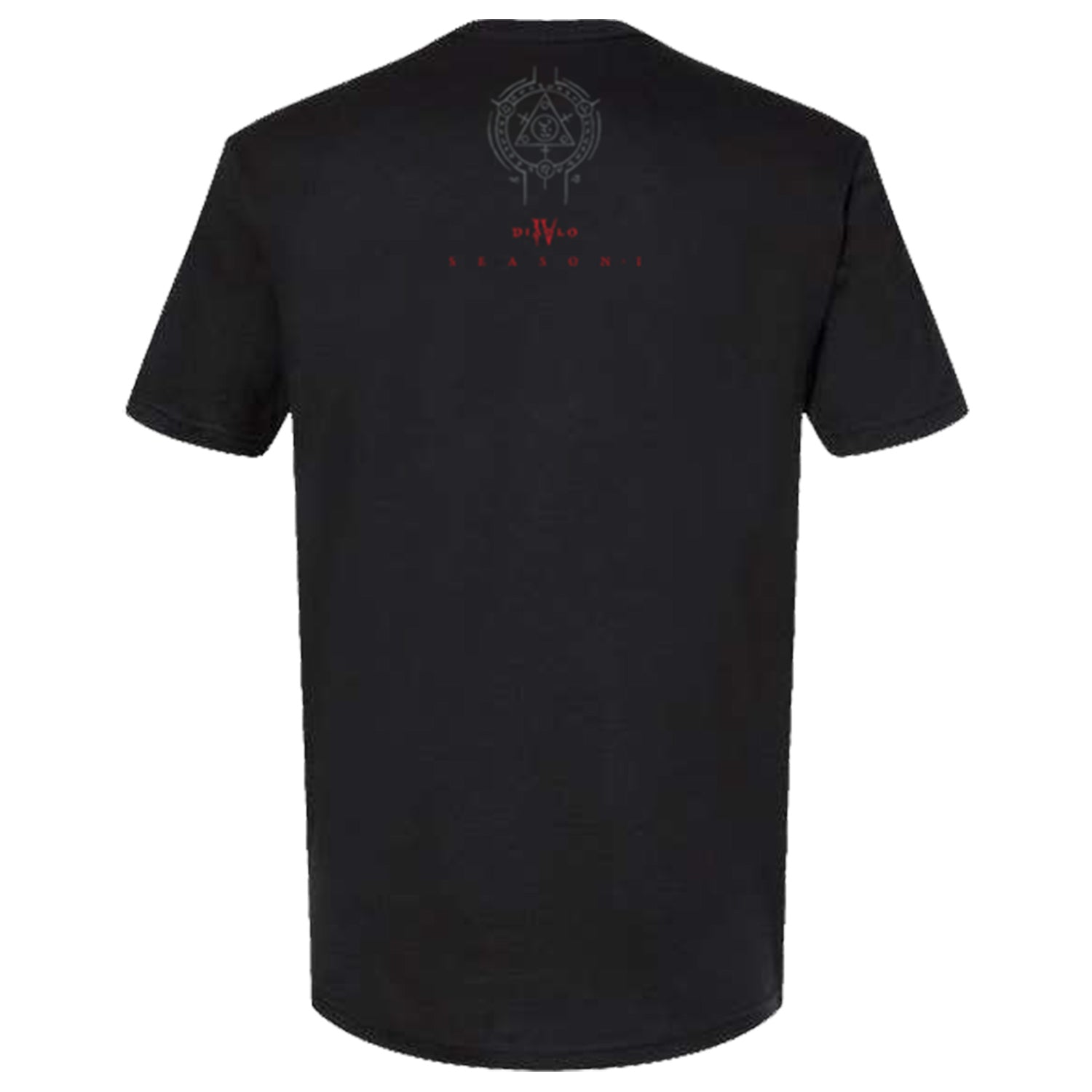 Diablo IV Season 1 Black T-Shirt - Back View