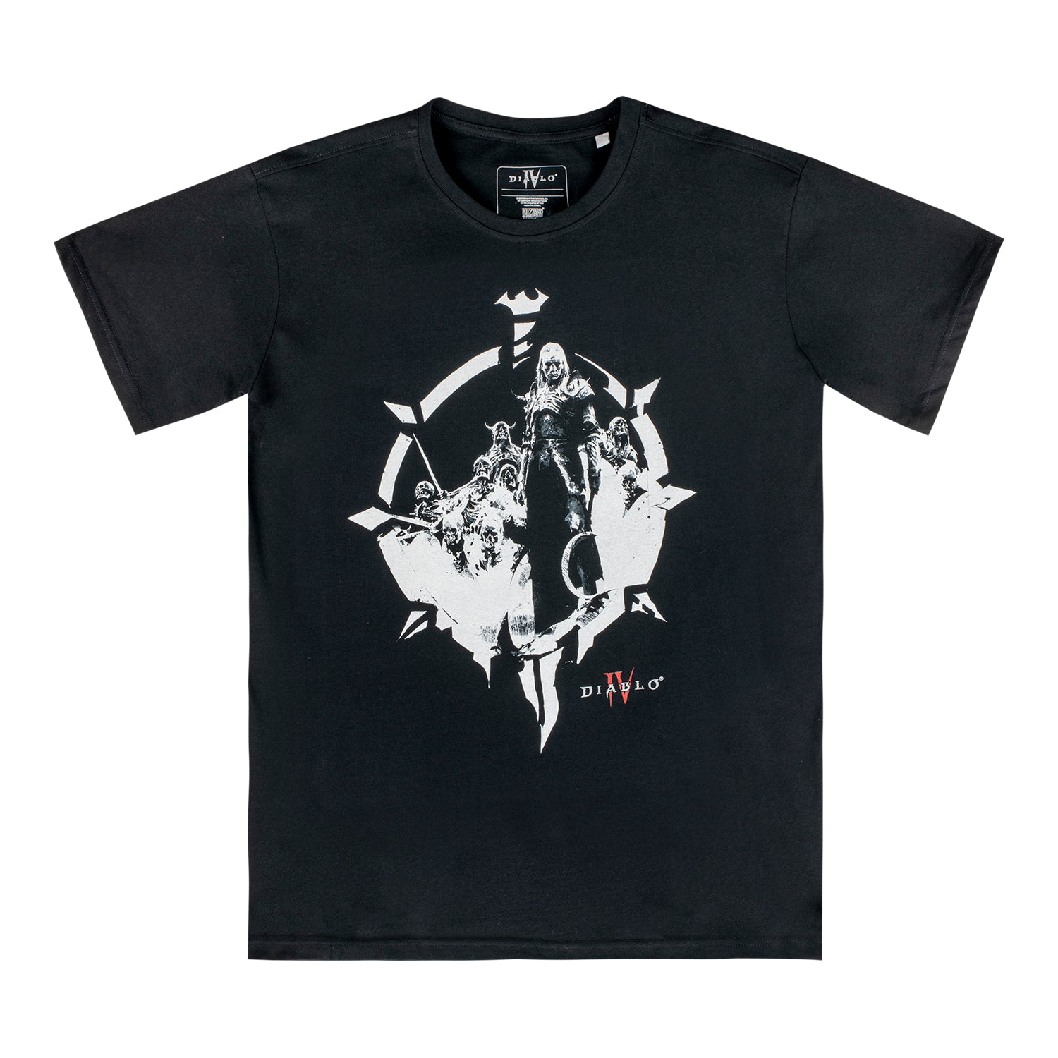 Diablo IV Necromancer Black T-Shirt - Front View