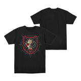 Diablo IV Mephisto Black T-Shirt - Front and Back View