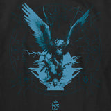 Diablo IV: Vessel of Hatred Sky Ruler Black T-Shirt - Closeup View