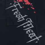 Diablo Butcher Apron - Close Up View of Fresh Meat Design