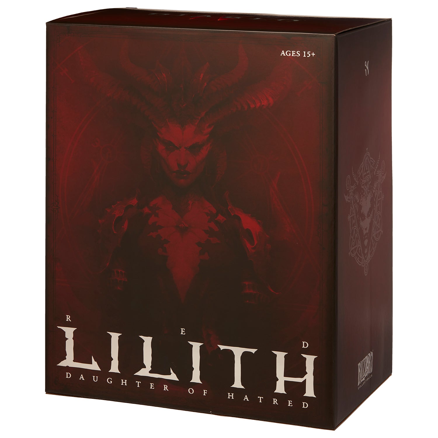 Diablo IV Red Lilith Statue - Front Box View