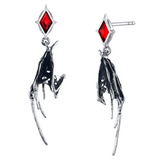 Diablo IV X RockLove Lilith Earrings - Front View