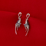 Diablo IV X RockLove Lilith Earrings - Close Up View