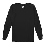 Hearthstone 10th Anniversary Cardback Black Long Sleeve T-Shirt - Back View