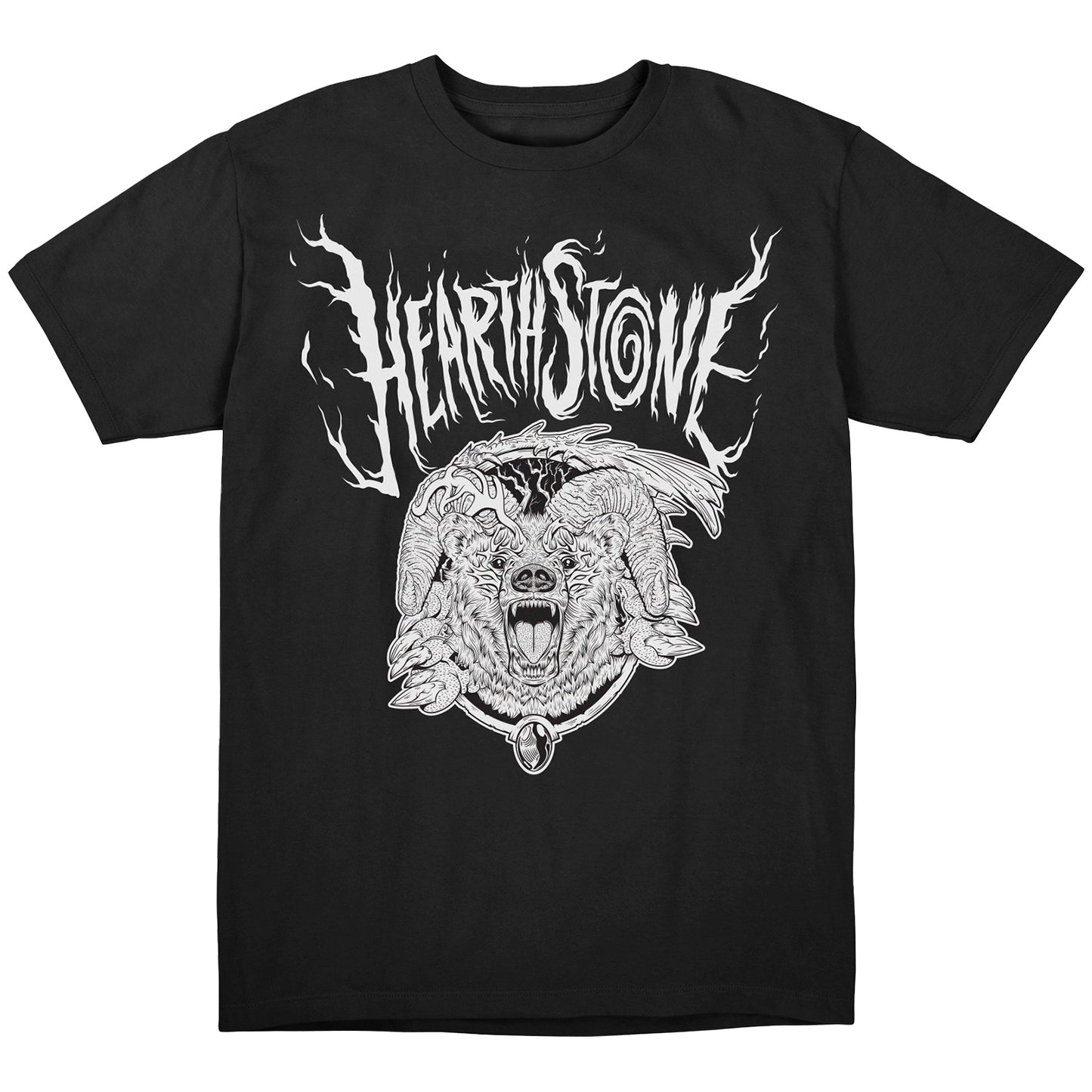 Hearthstone Alara'shi Metal T-Shirt - Front View Black Version
