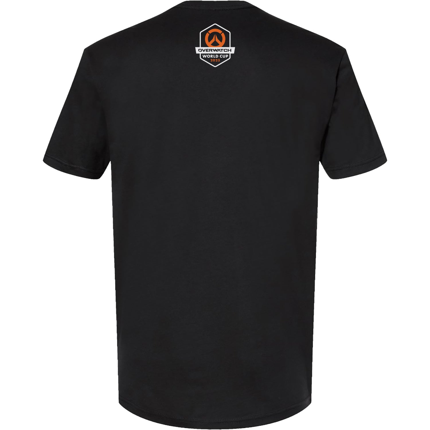 Overwatch World Cup Black T-Shirt - Back View