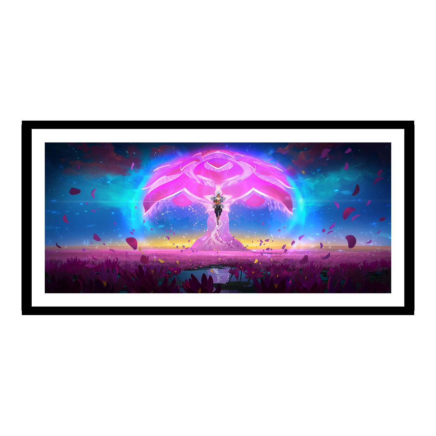 Overwatch 2 Lifeweaver 9x21 in Framed Art Print - Front View
