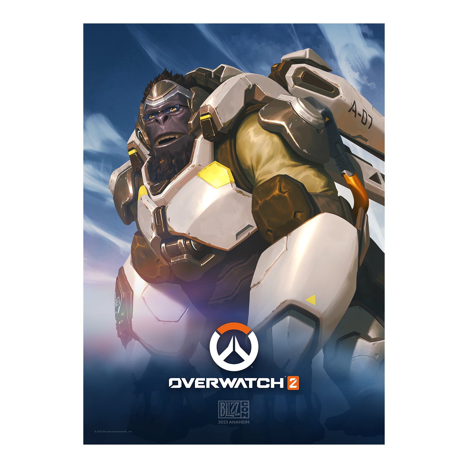 Overwatch 2 Winston Blizzcon Poster - Front View