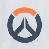 Overwatch 2 Logo White Colorblock Hoodie - Close Up View