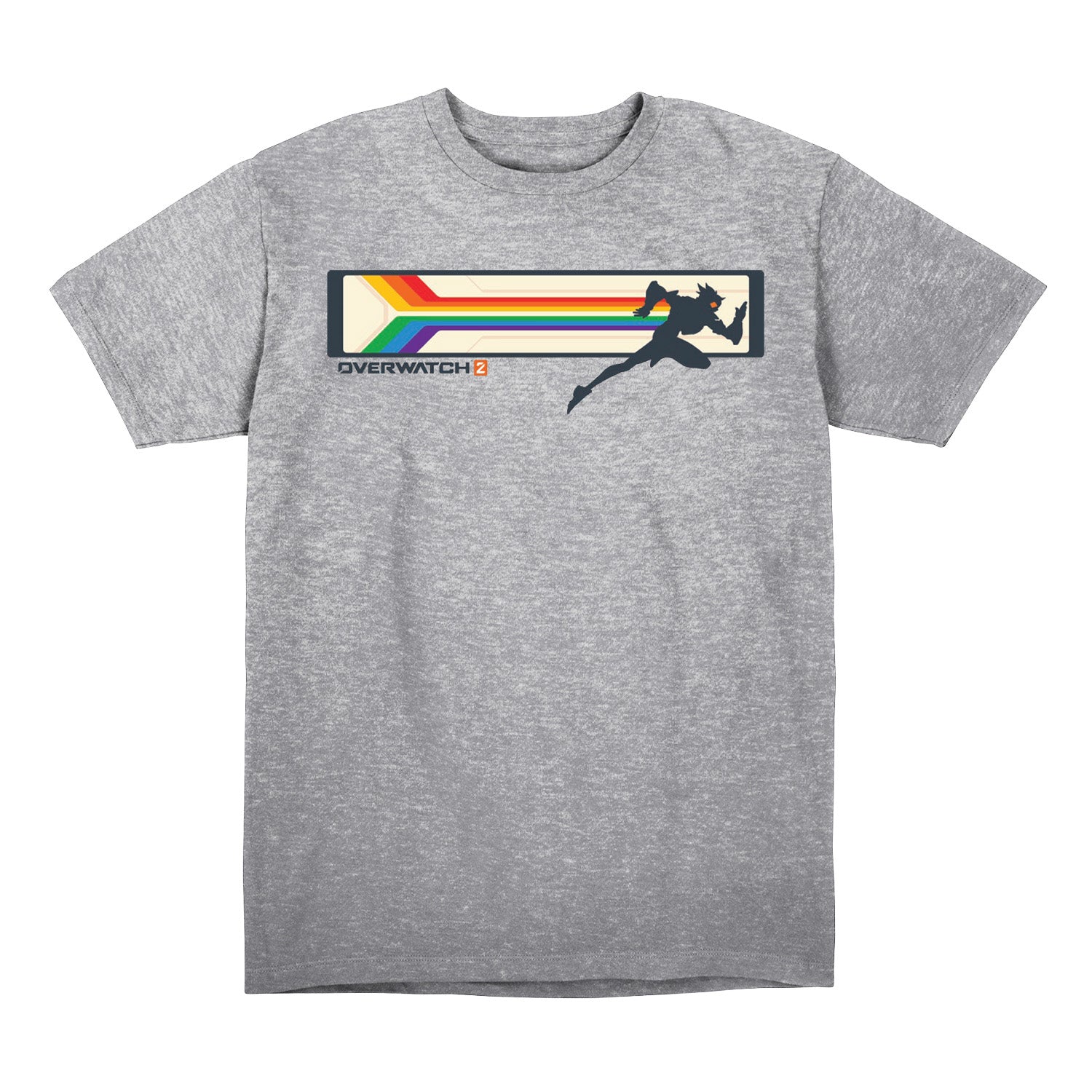 2023 Unisex Overwatch 2 Tracer Pride T-Shirt - Front View