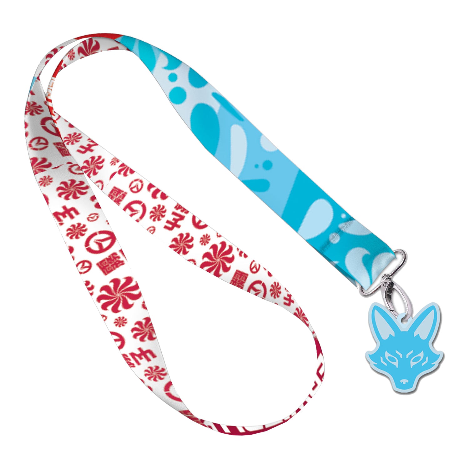 Overwatch 2 Lanyard with Rubber Charm - Front View