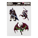 World of Warcraft Character Sticker Sheet - Front View