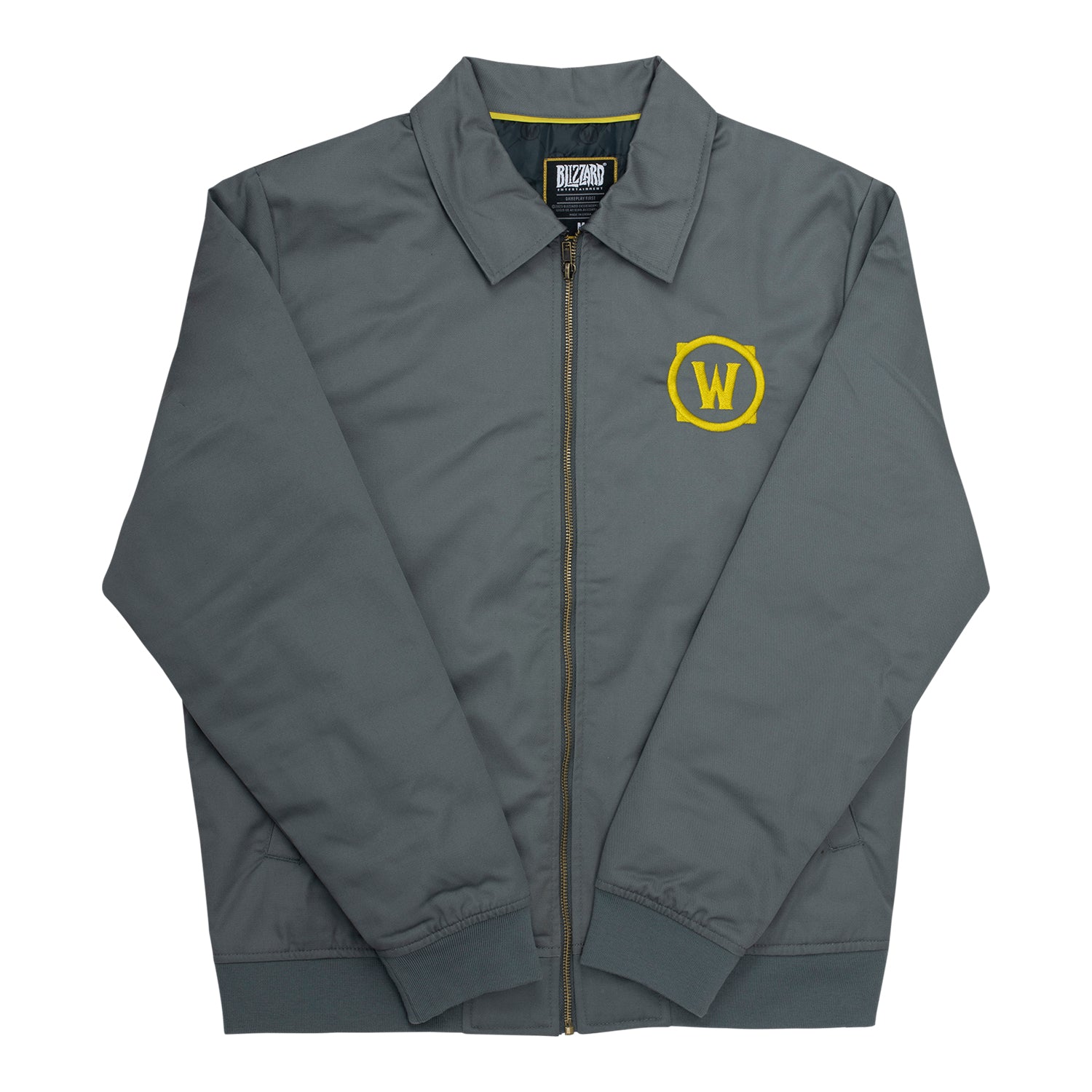 World of Warcraft Grey Work Jacket - Front View