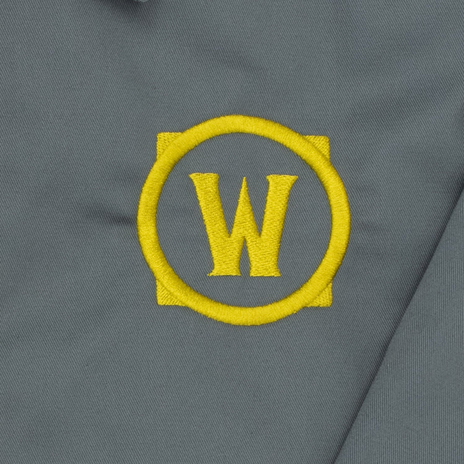 World of Warcraft Grey Work Jacket - Embroidery closeup