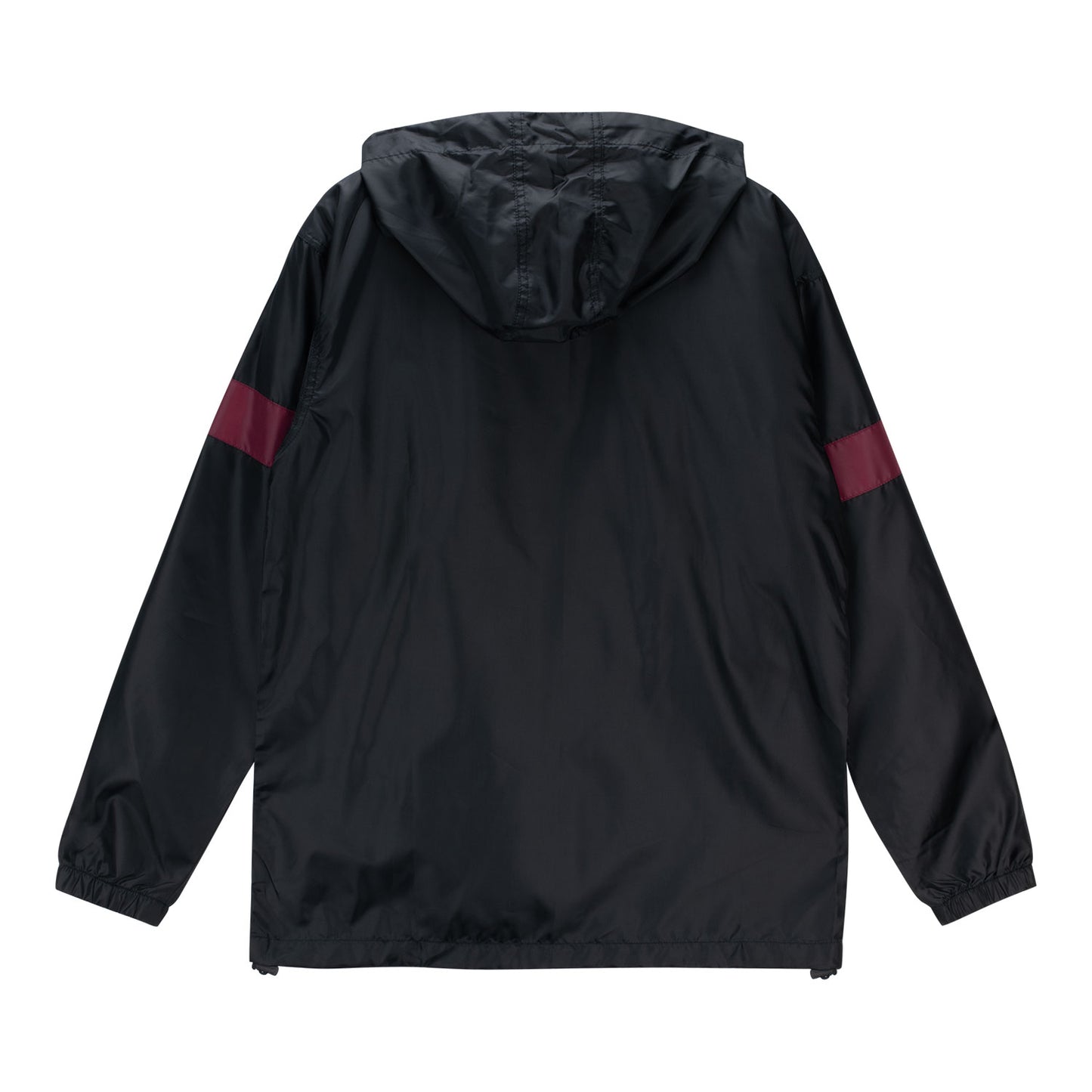 World of Warcraft Logo Black Half-Zip Windbreaker Jacket - Back View