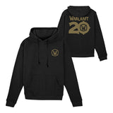 World of Warcraft 20th Anniversary Black Hoodie - Front and Back View