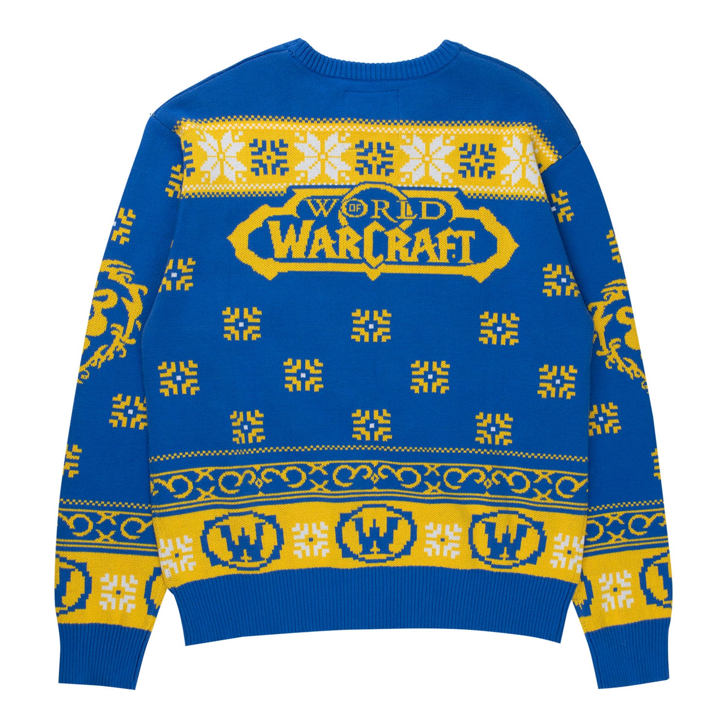 WOW‼️ World of Warcraft Alliance Wreath Holiday Sweater – Blizzard Gear