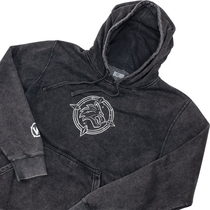 World of Warcraft Doomhammer Grey Pullover Hoodie - Top View 