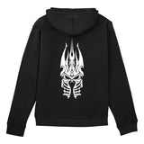 World of Warcraft Wrath of the Lich King Helm Hoodie - Back View Black Version