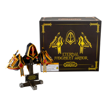 World of Warcraft Judgement Helm & Pauldron Replica - Front Replica and Package View