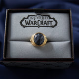World of Warcraft X RockLove Alliance Signet Ring - Front View in Box