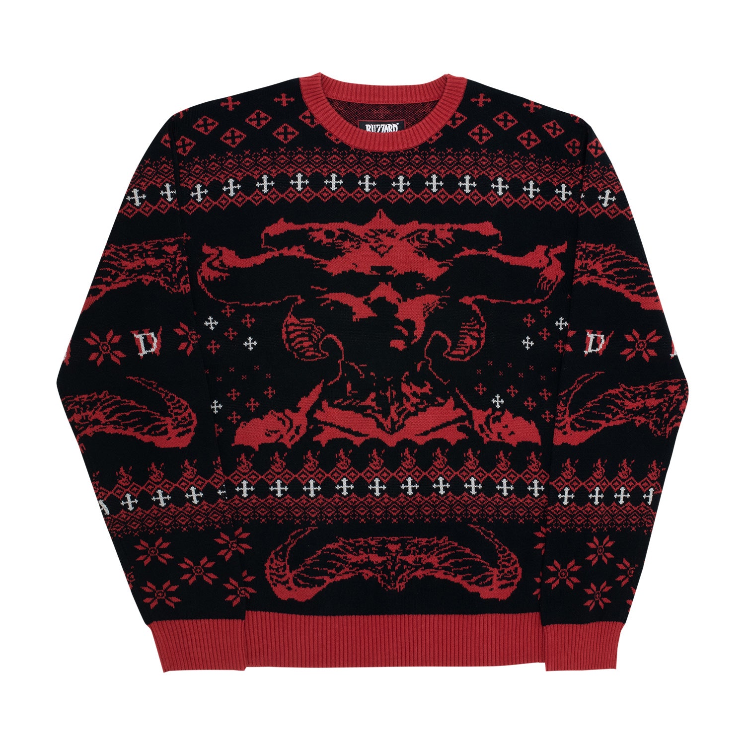 Diablo IV Lilith Holiday Sweater - Front View