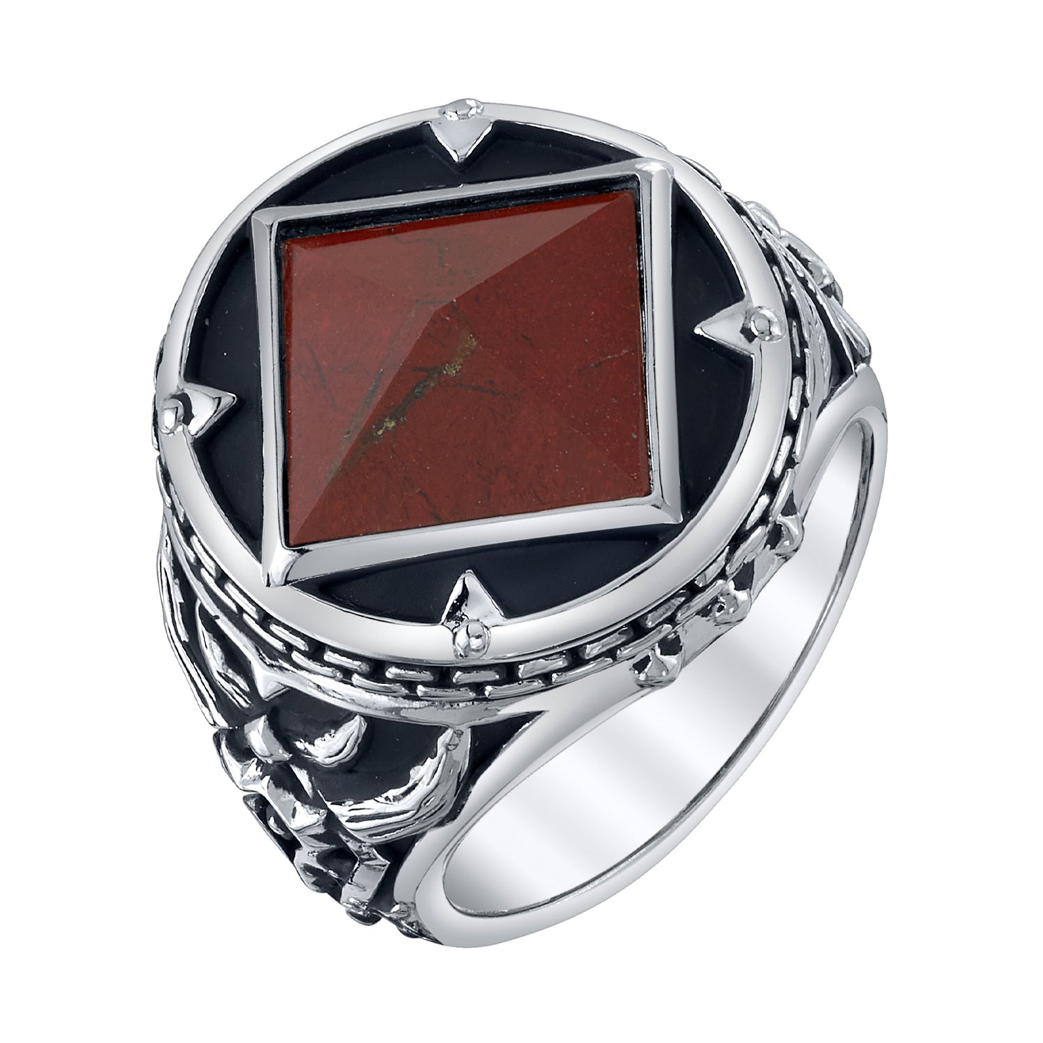 World of Warcraft X RockLove Horde Signet Ring - Top View