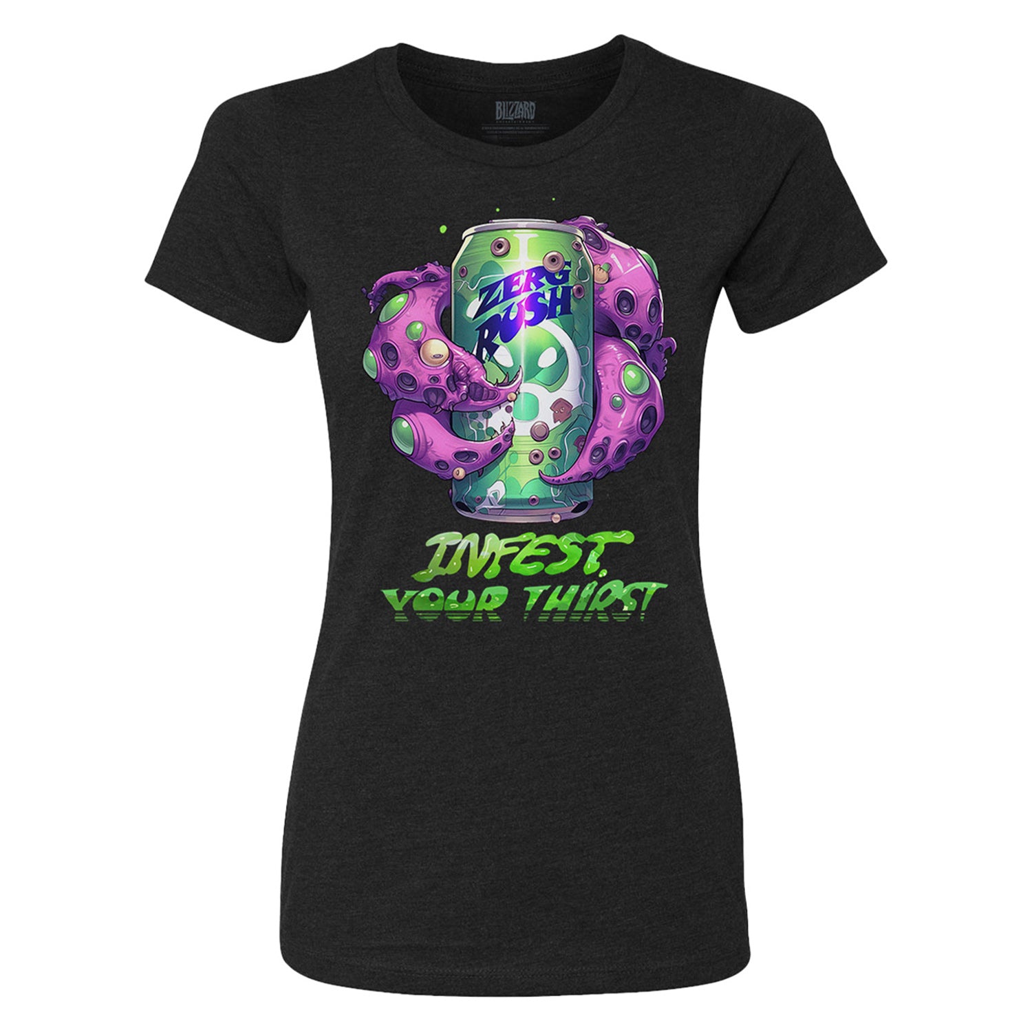 StarCraft Zerg Rush Womens T-Shirt - Front View