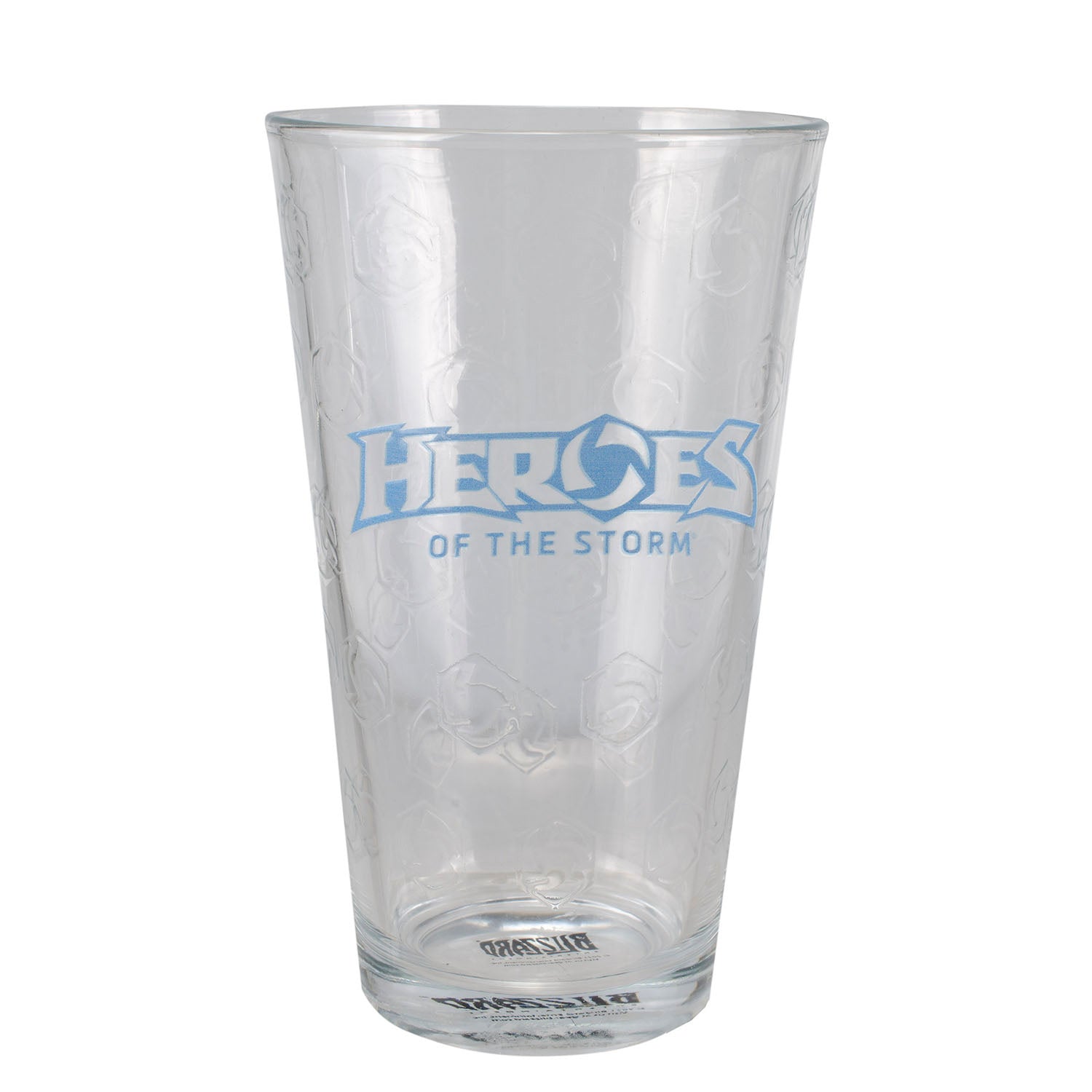 Heroes of the Storm 16oz Pint Glass in Blue - Front View