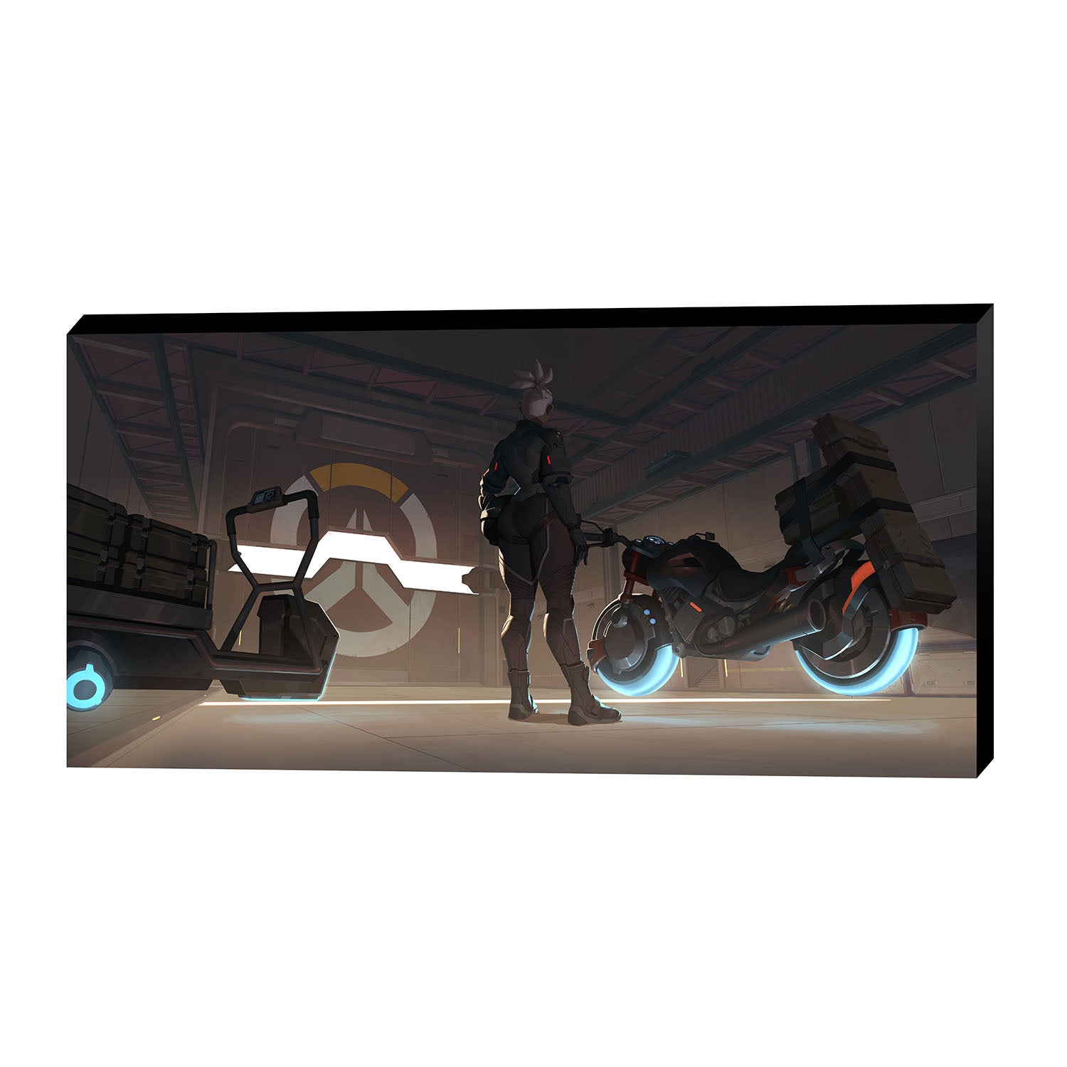 Overwatch Sojourn Origin Story Print Series 3 Canvas 12 x 24in - Front View
