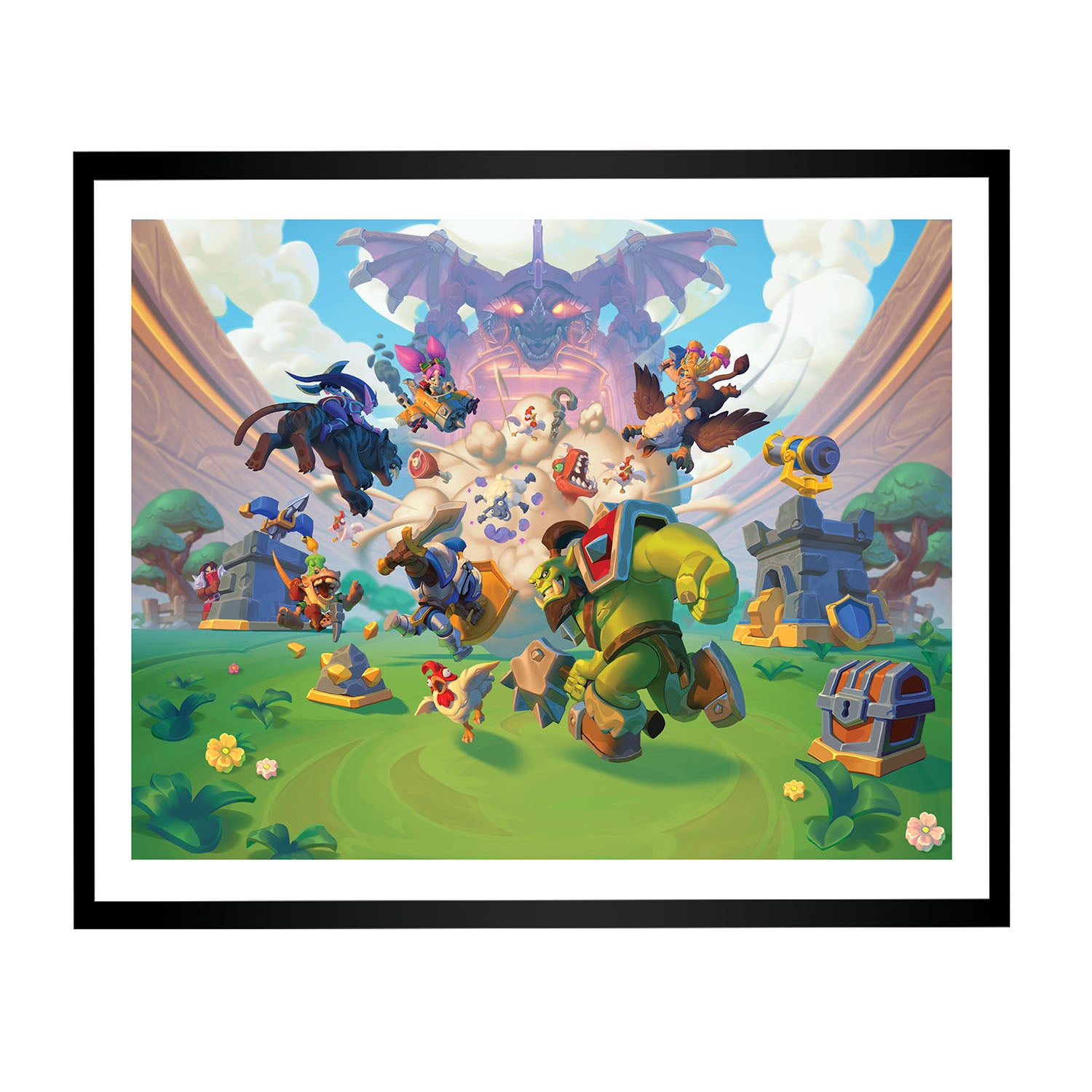 Warcraft Arclight Rumble 16 x 20in  Framed Print - Front View