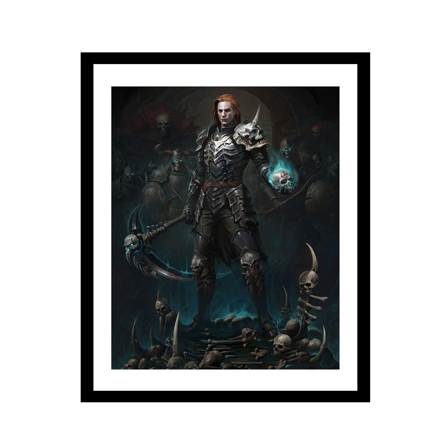 Diablo Necromancer 16 x 20in Framed Print - Front View