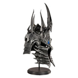World of Warcraft Arthas 19 in Replica Helm of Domination in Grey - Left View
