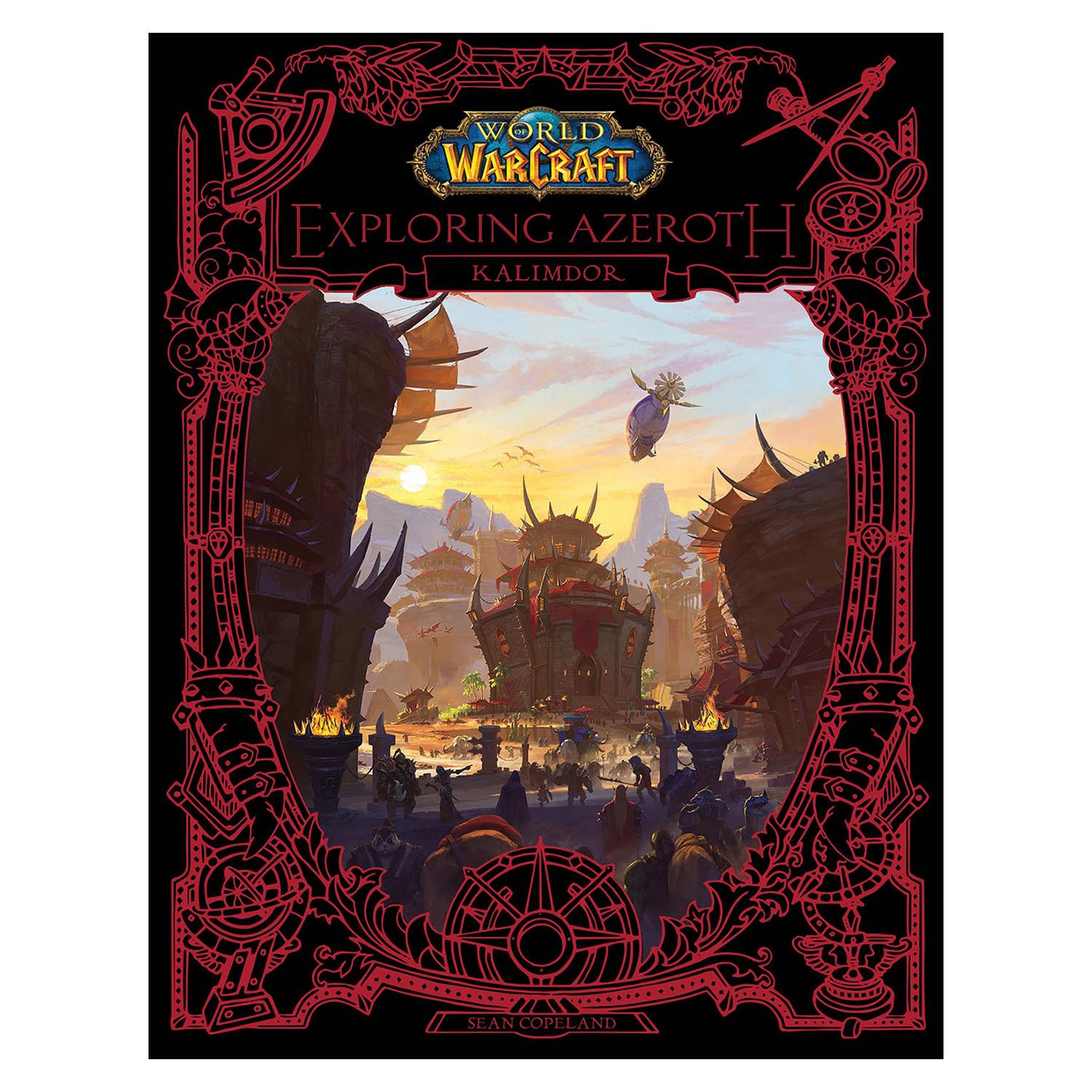 World of Warcraft: Exploring Azeroth - Kalimdor in Brown - Front View