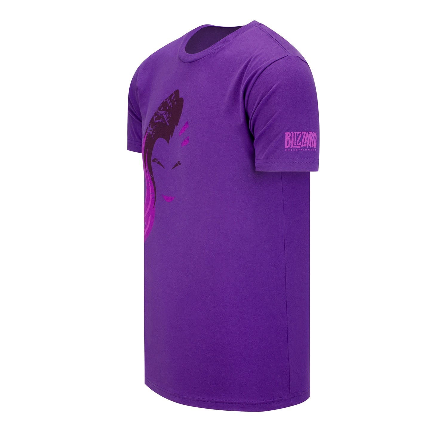 Overwatch Sombra Hero Purple T-Shirt - Left View